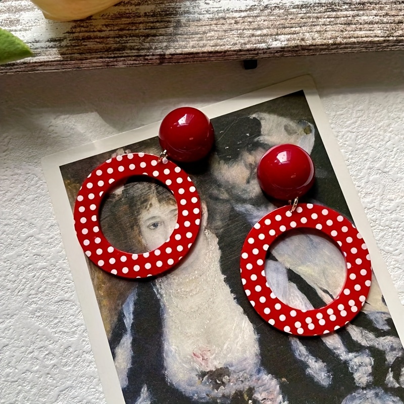 Polka Dot Earrings for Women